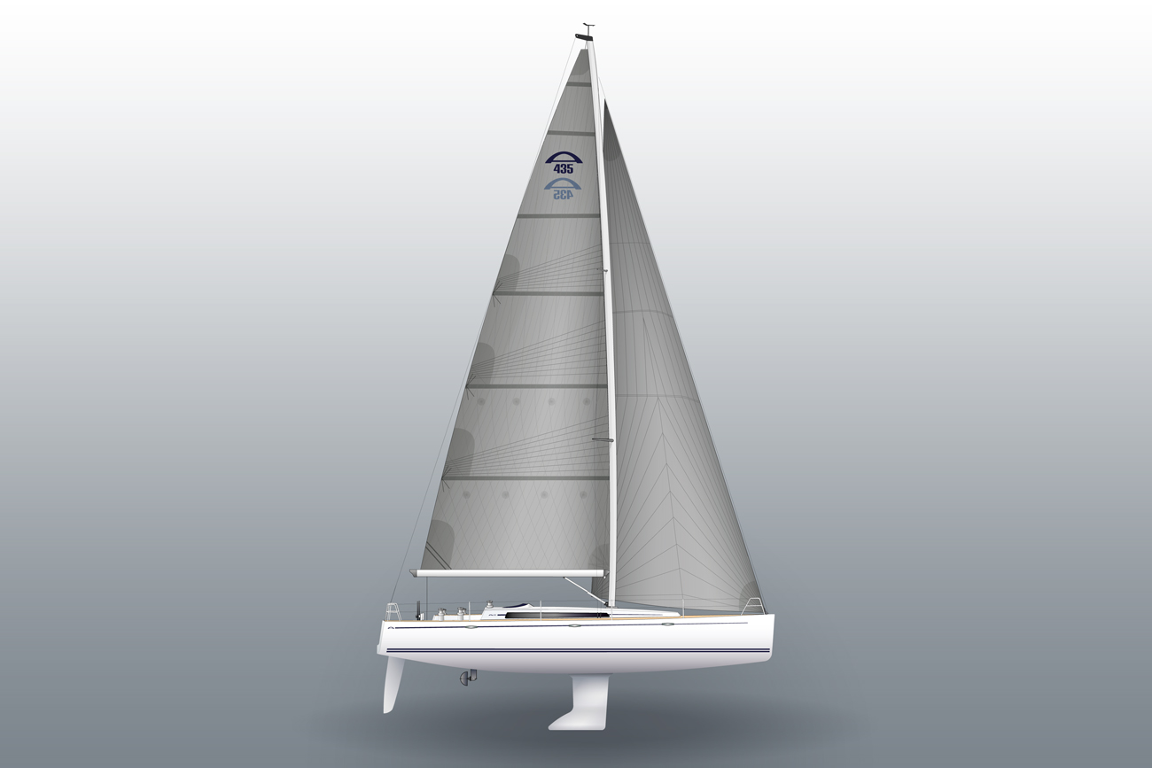 arcona-435-l-keel-linedrawing